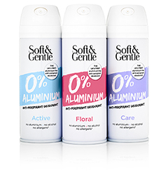 Soft & Gentle 0% Aluminium Dry Deodorant