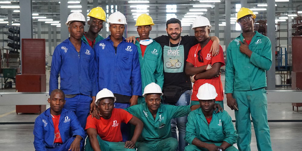 Inside our Beleza factory at Mozambique